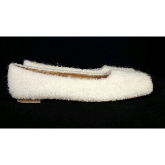 KIMHEKIM Boucle Ballerina Flats Size 39 US 9 Ivory - Picture 5 of 13